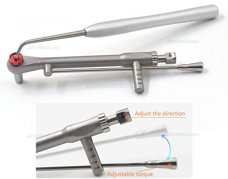 Dental Implant Universal Prosthetic Kit with Driver Holder & Torque Wrench